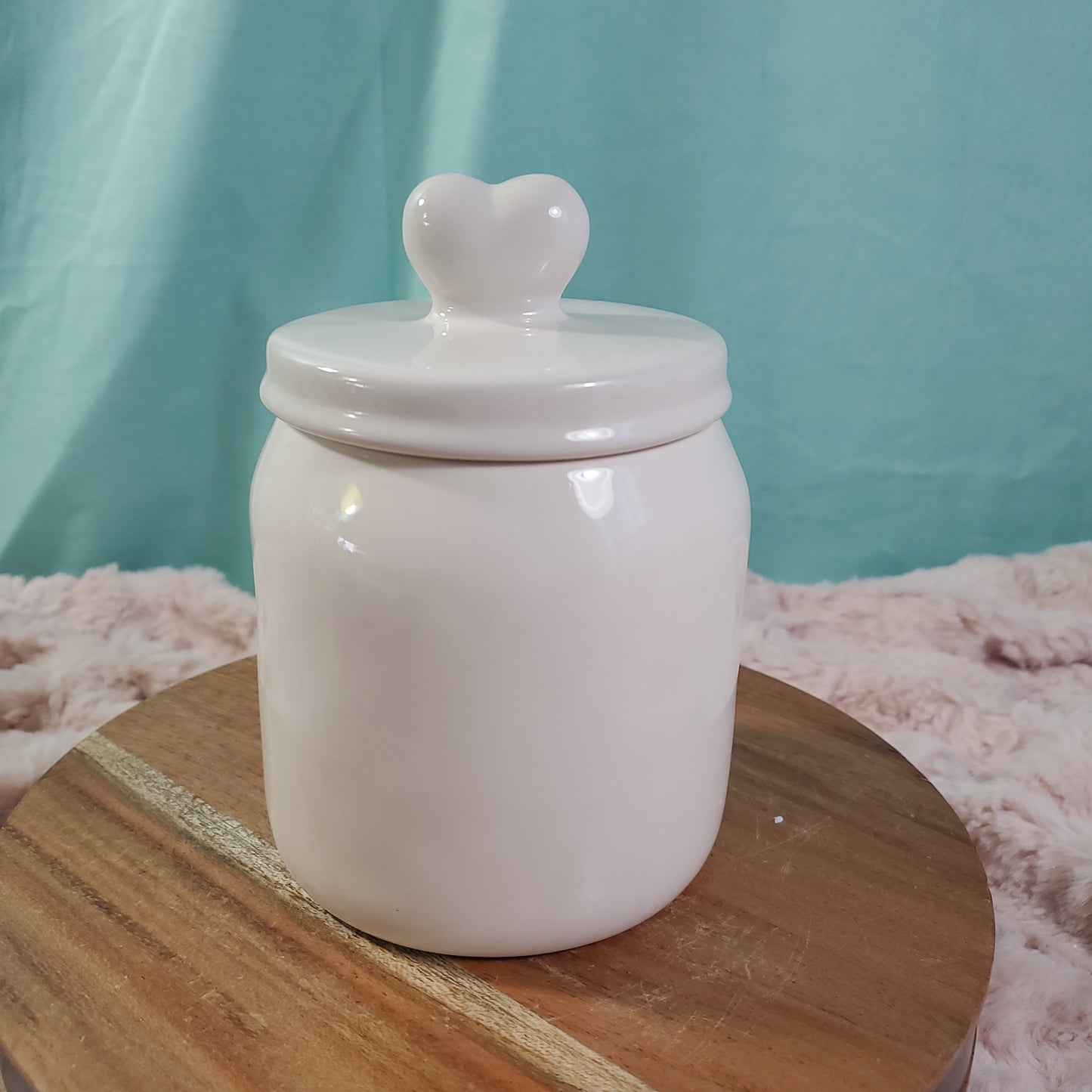 Rae Dunn Valentines Day Heart Baby Canister - 4"x 5.75"