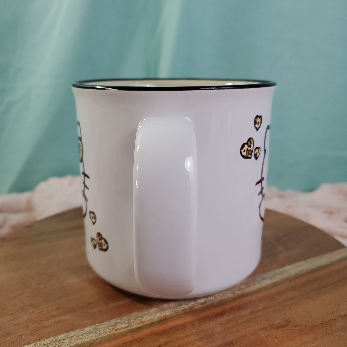 Hello Kitty Leopard Print Campfire Style Mug - 20oz