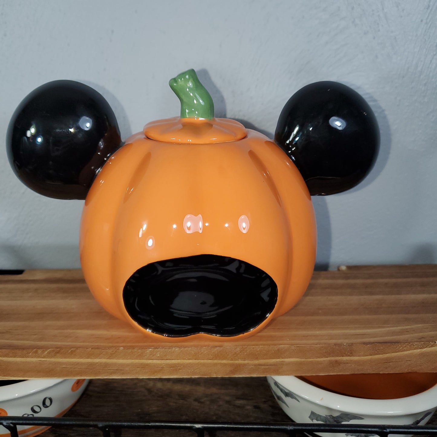 Disney Halloween Mickey Mouse Pumpkin Tea Light Holder