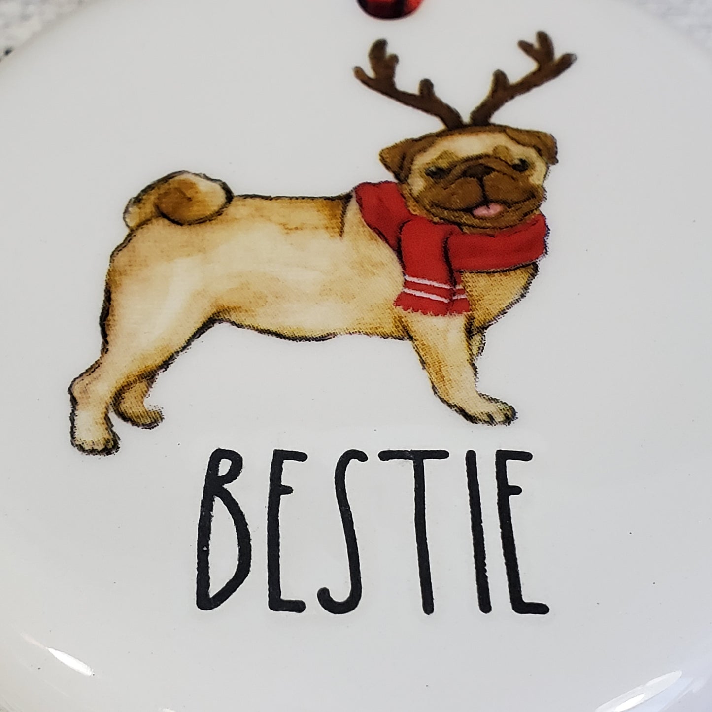 Rae Dunn Ceramic Christmas Ornaments - Adorable Pet-Themed Decorations