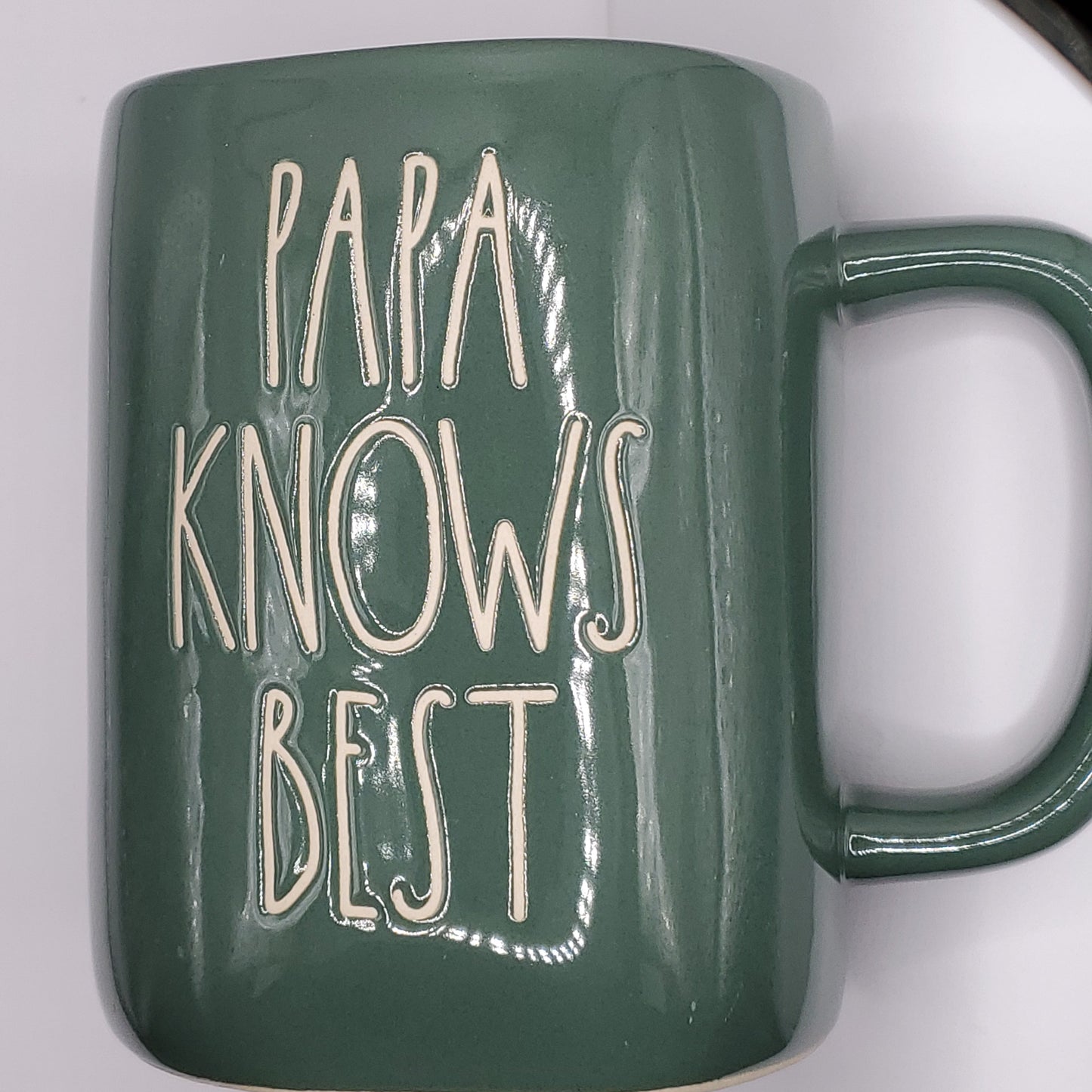 Rae Dunn Papa Knows Best Mug