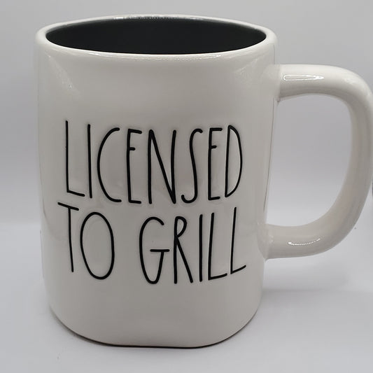 Rae Dunn Licensed to Grill Mug