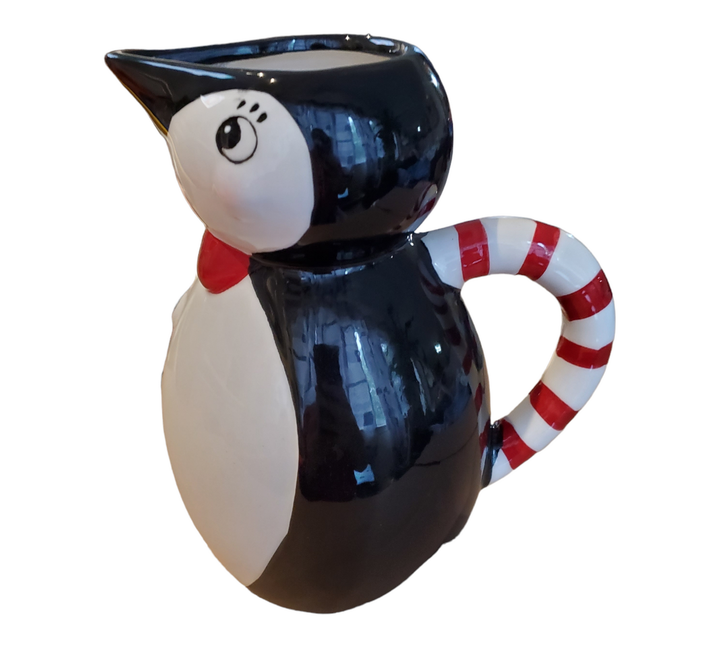 Christmas penguin creamer and sugar set