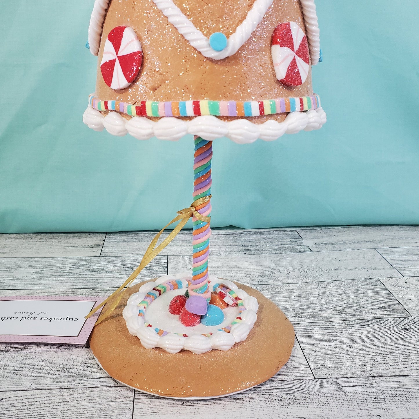 Cupcakes and Cashmere 27" Gingerbread Claydough Christmas Tree with Sweet Decorations